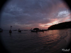Sunset shore dive at Kata Beach, Phuket. by Kf Leong 